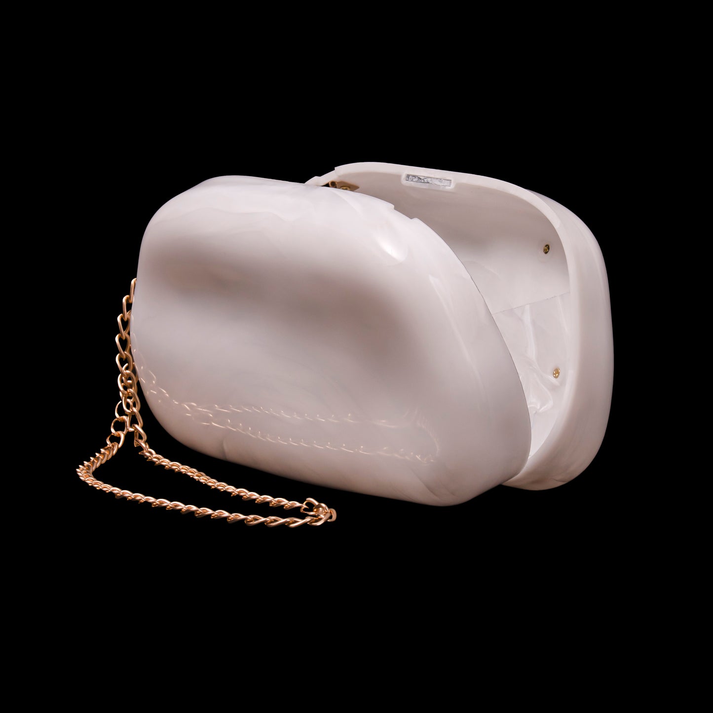 women's one shoulder asymmetrical crutch bag