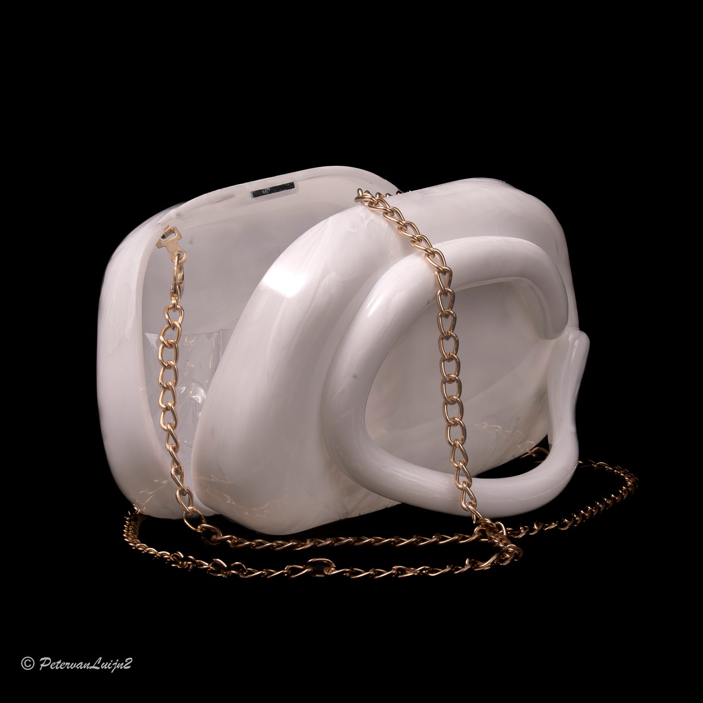 women's one shoulder asymmetrical crutch bag