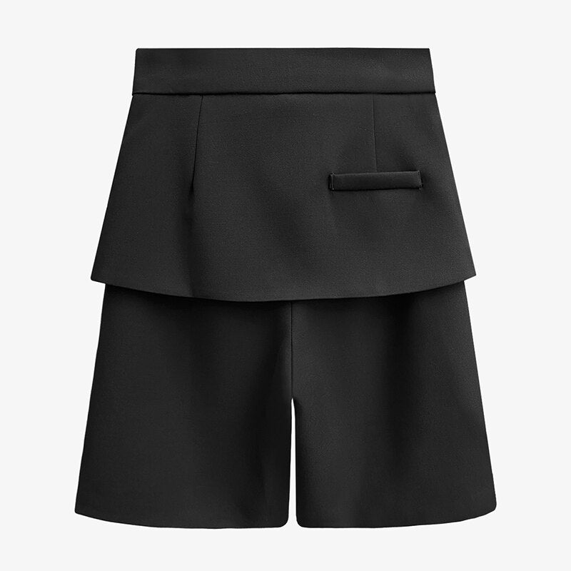 Wide Leg Pants Female Fashion Shorts