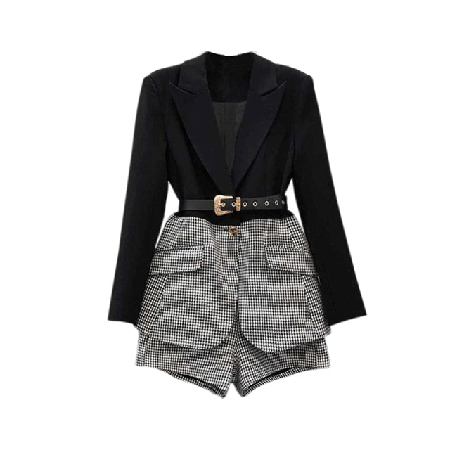 Plaid Two Piece Set For Women
