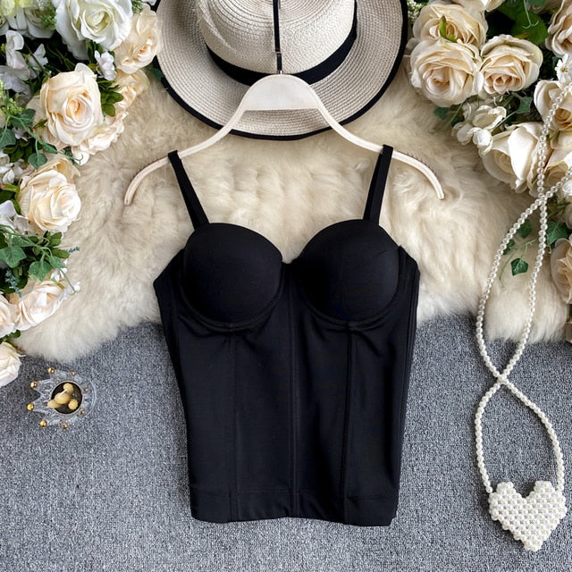 Sexy women's corset bustier bra