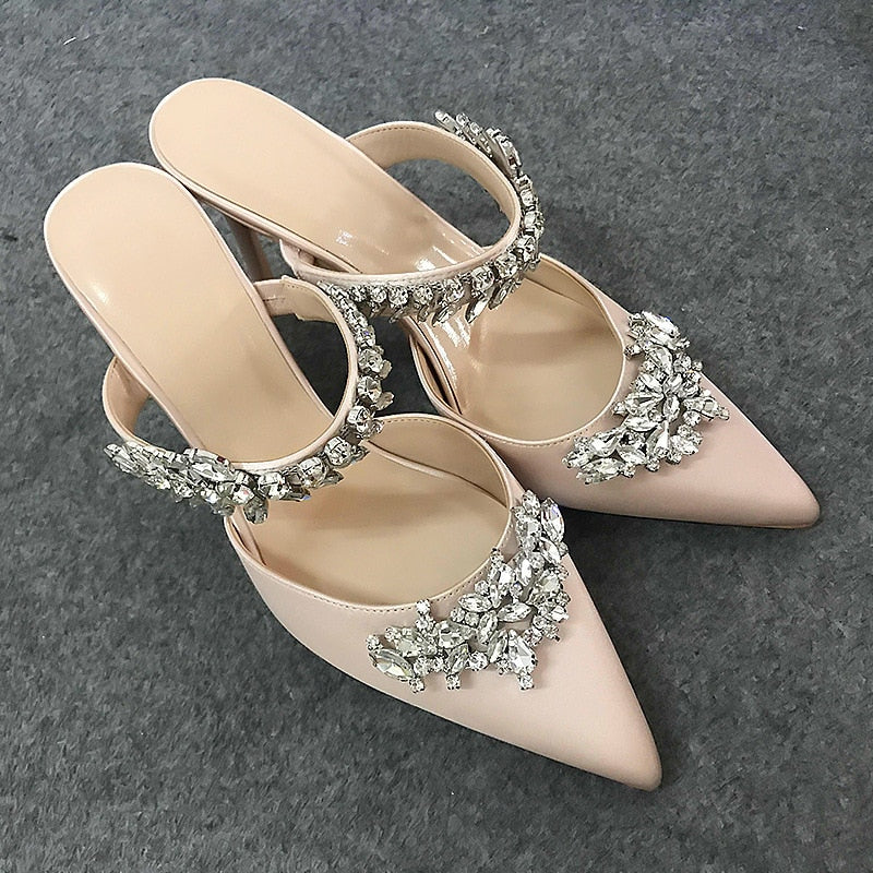 Women's Pointed Rhinestone Decoration Fashion Shoes