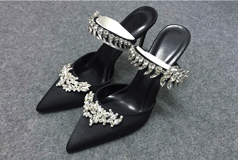Women's Pointed Rhinestone Decoration Fashion Shoes