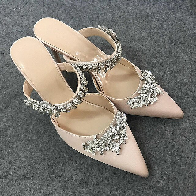 Women's Pointed Rhinestone Decoration Fashion Shoes