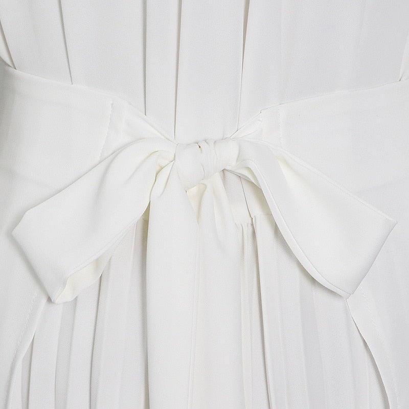 Elegant Pleated Dress For Women
