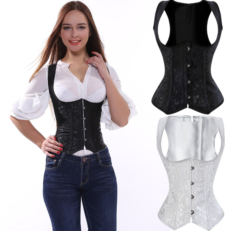 Women's Under-bust Corset , Bustier Waist Clincher