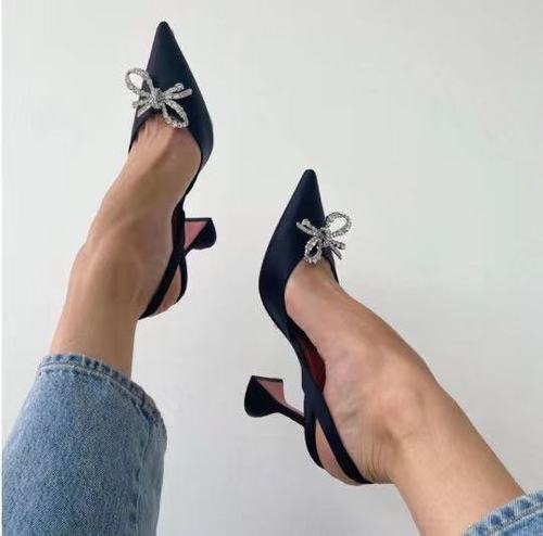 Pointed Toe Strap High-Heels