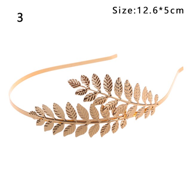 Gold Leaves Butterfly Vintage hair ornament