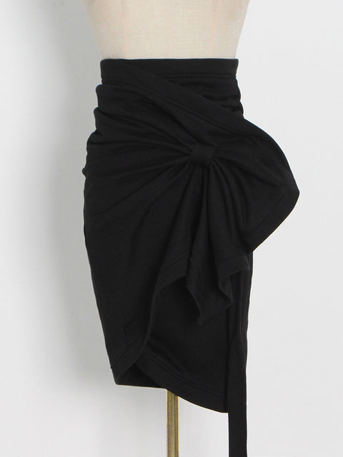 Sexy Asymmetrical Hem Skirt