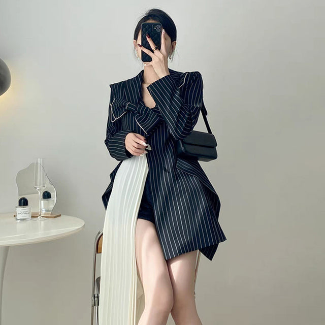 Two Striped Blazer For Women