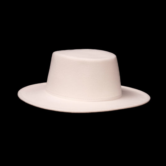 Classic British Style  Wide Brim Fedora Hat