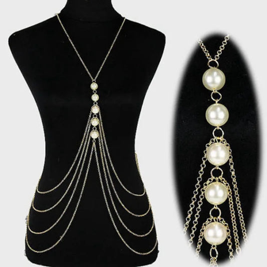 Gold Color Body Chain Women Metal Belly Bikini Waist Accessories