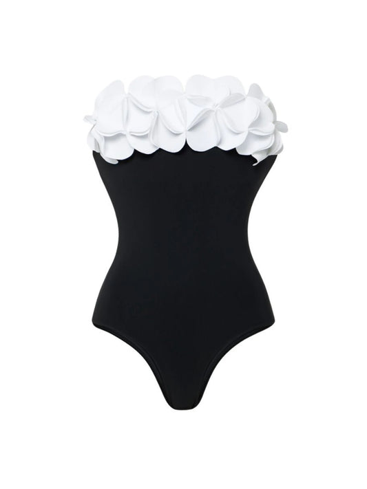 New Sexy Flowers  One Piece swimsuit