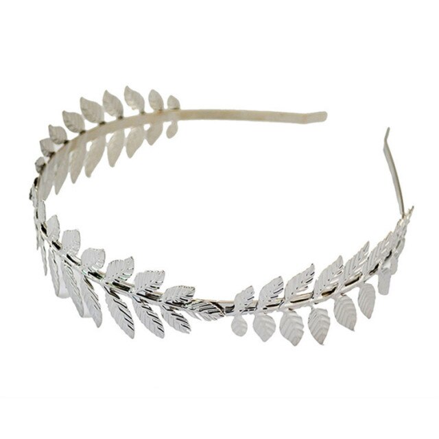 Metal Gold Leaf Headband