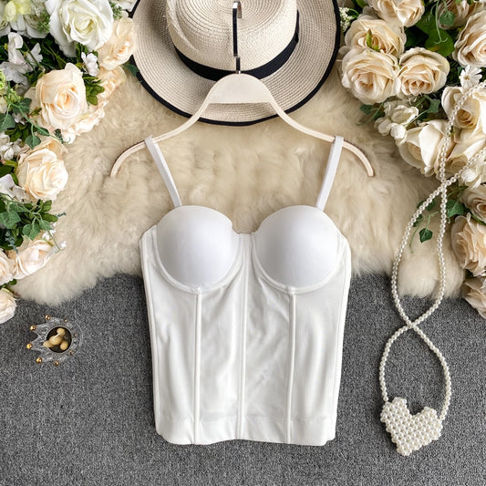 Sexy women's corset bustier bra