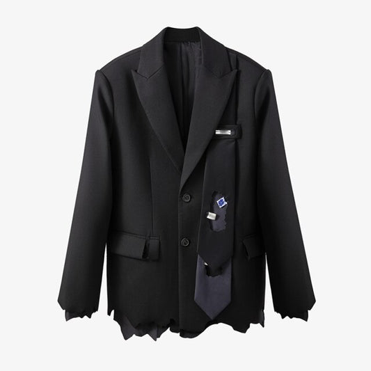 Fashion  Irregular Patchwork  Blazer