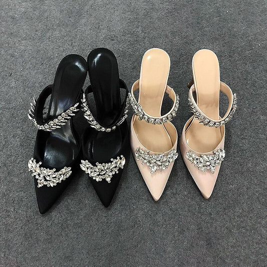 Women's Pointed  Rhinestone Decoration Fashion Shoes