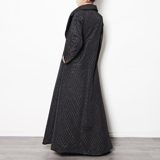 Patchwork Plaid Solid Parka