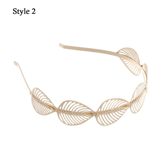 Gold Leaves Butterfly Vintage hair ornament