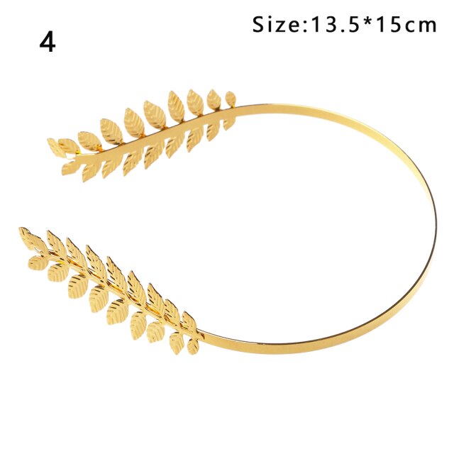 Gold Leaves Butterfly Vintage hair ornament
