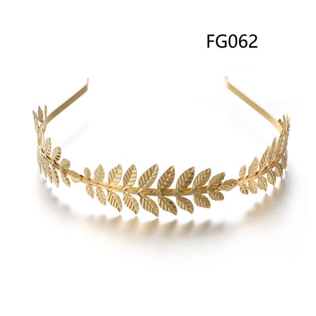 Gold Leaves Butterfly Vintage hair ornament
