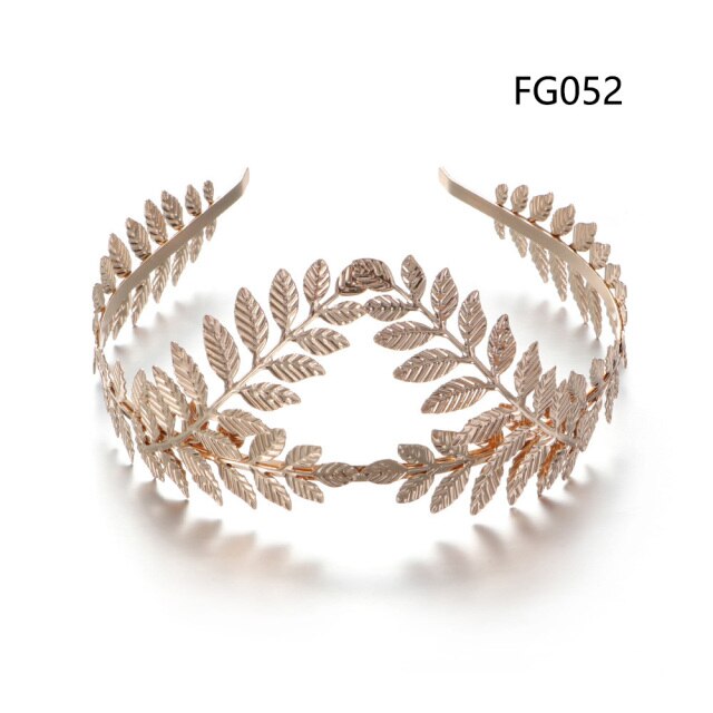 Gold Leaves Butterfly Vintage hair ornament