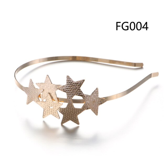 Gold Leaves Butterfly Vintage hair ornament
